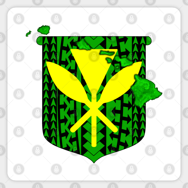 Hawaiian Kanaka Maoli Kanaka Maoli Hawaii Sticker TeePublic